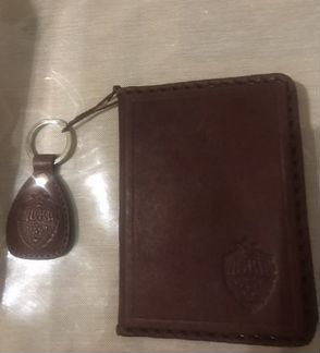 Обложка для автодокументов цска с брелком