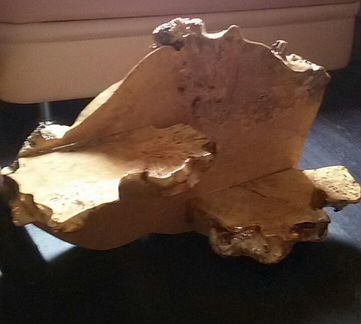 Слэб капового тополя. Полка из слэба