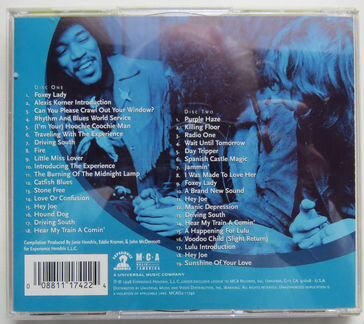 2 CD The Jimi Hendrix Experience BBC Session 1998