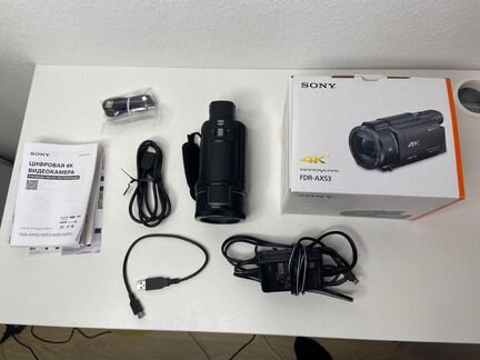 Продаю видеокамеру Sony FDR - AX53 4K