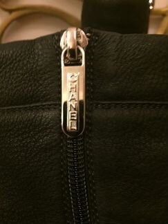 Ботильоны Chanel чёрные из нубука