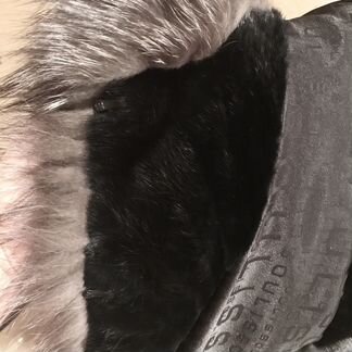 Меховой жилет из чернобурки высокого качества, 42