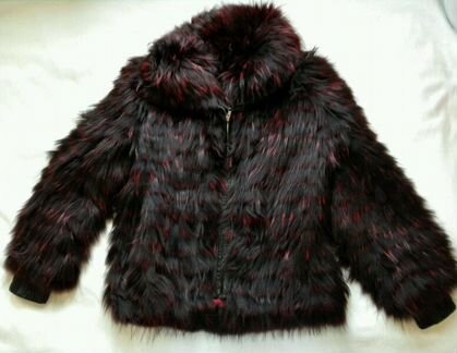 Меховой полушубок лиса новый испания