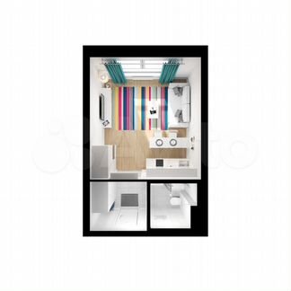 Квартира-студия, 23.5 м², 26/32 эт.