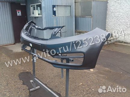 Бампер передний Киа Рио c 2015- цвет Серый SAE