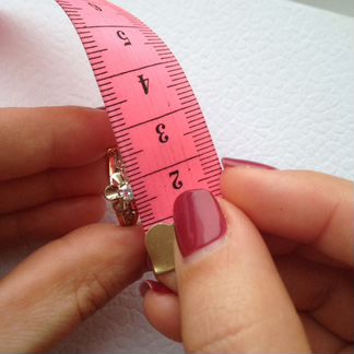 Советское золотое кольцо с бриллиантом