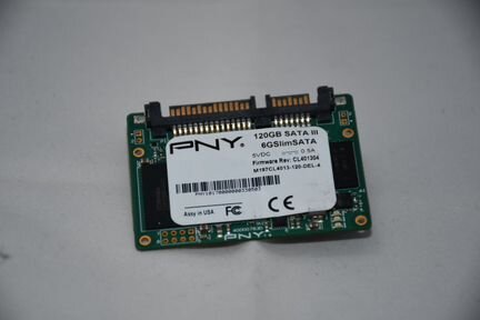SSD PNY SATA III 128Gb slimsata 1.8 дюйма
