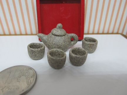 Чайный набор для кукол 1к12, Бабби. фарфор