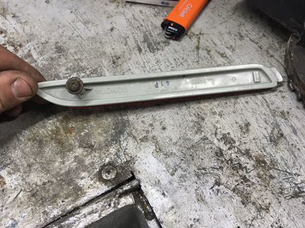 Катафот в задний бампер левый Toyota Camry v50