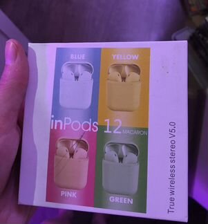 Беспроводные наушники InPods 12 Macaron