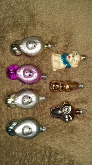 Ёлочные украшения. Новогодние игрушки СССР