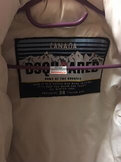 Dsquared пуховик Оригинал
