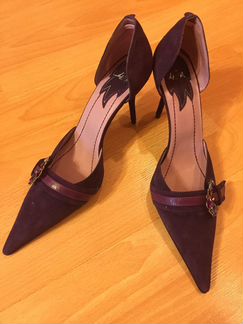 Туфли натуральная замша