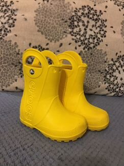Crocs резиновые сапоги 25 размер