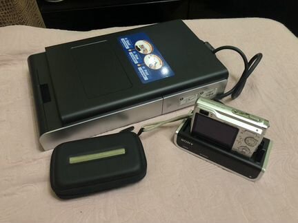 Цифровой фотоаппарат Sony DSC-W80 с фотопринтером