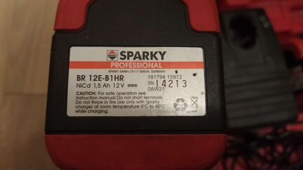 Аккумуляторная дрель/шуруповерт Sparky BR 12E