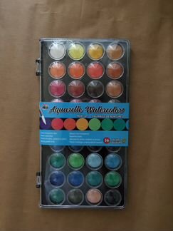 Акварельные краски 36 цветов