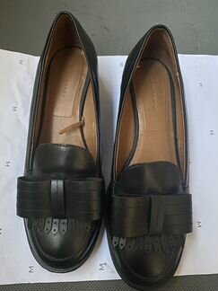 Кожаные лоферы Zara, новые, 36 размер