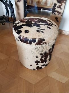 Пуф в шкуре