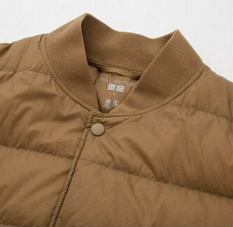 Пуховой бомбер Uniqlo (коричневый / размер: XS)