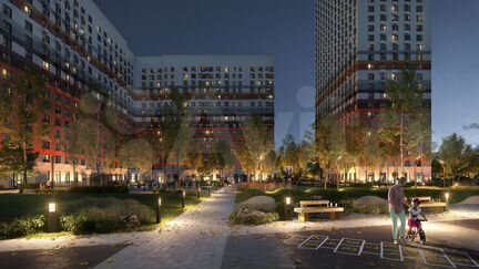 2-к квартира, 60.6 м², 28/33 эт.