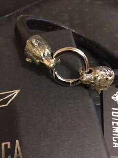 Браслет с головами медведей