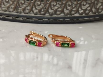 Серьги золотые СССР