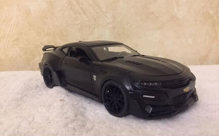 Машинка железная шевроле черная, железная