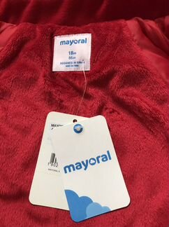 Пальто Mayoral 86. Новое