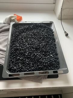 Грунт для аквариума черный окатанный