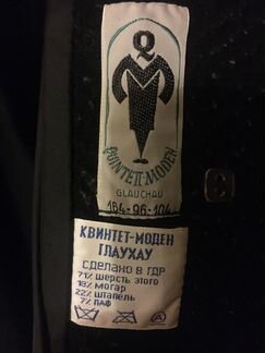Пальто шерстяное из гдр