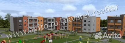 2-к квартира, 52.7 м², 3/3 эт.