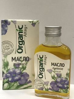 Масло льняное 100 мл Organic