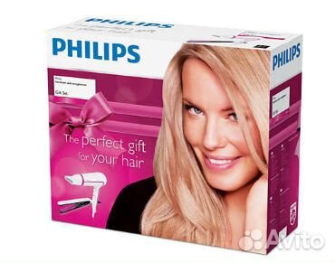  Набор новый Philips фен+выпрямитель волос HP8640 б  89219622049 купить 4