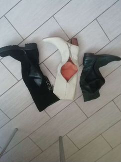 Сапоги 3 пары 40 размер