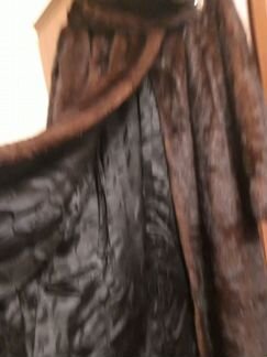 Новая шуба норка длинная, р. 52-54