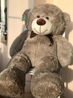 Большой плюшевый медведь Светло-коричневый 125 см