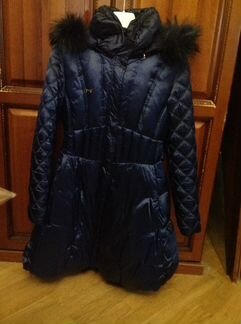 Зимнее пальто, пух, в идеале, размер 14
