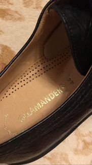 Новые кажаные мужские ботинки на шнурках