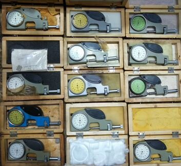 Скоба рычажная срп 0-25 0.001 мм набор из 12 шт