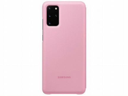 Чехол LED View Cover для Samsung S20+ pink