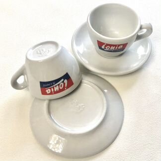 Винтаж. 2 кофейные пары Фарфор Ionia IL caffe