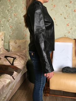 Куртка кожаная