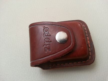 Чехол-кобура кожаный для зажигалки zippo