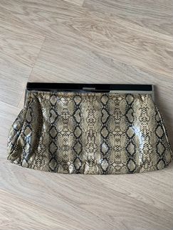 Клатч из змеиной кожи