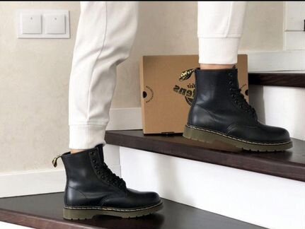 Ботинки Dr martens 1460 Black (кожа)