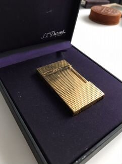Зажигалка S.T. Dupont Ligne 2 Gold Diamond Head
