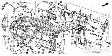 Honda CR-V 3 Комплект фронтальной безопасности