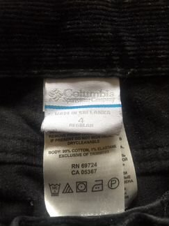 Джинсы женские вельветовые Columbia S
