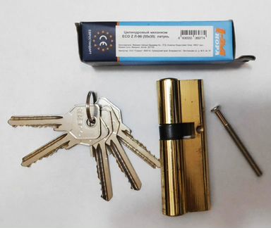 Цилиндрический механизм нора Л-90 (55x35) латунь